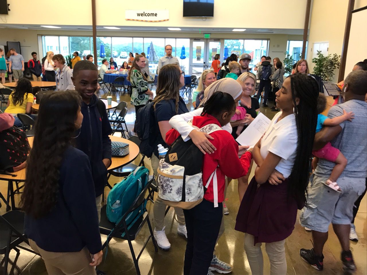 CIS first day of school